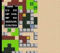 une photo d'Ã©cran de Dragon Quest sur Nintendo Nes